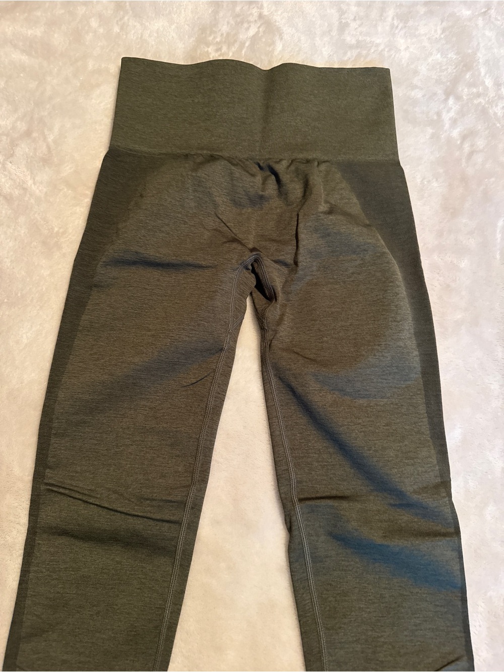 NVGTN High-Waist Olive Green Leggings